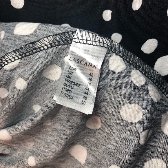 VENUS Lascana Black Midi Dress with V-neck Sleeveless Design size 10 NWOT - Picture 11 of 12